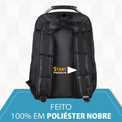 Imagem de Mochila Masculina Faculdade Impermeável Resistente Grande Para Notebook Linha Premium