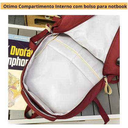 Imagem de Mochila Masculina Grande Notebook Trabalho Escola Faculdade