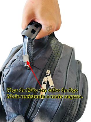 Imagem de Mochila Masculina Impermeável Reforçada Executiva Escola Trabalho Viagens