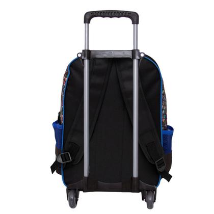 Imagem de Mochila Masculina Infantil Roblox Rodinhas Lancheira Estojo