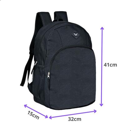 Imagem de Mochila Masculina Juvenil Universitaria Escolar Academia Yepp MM9115 15,5"