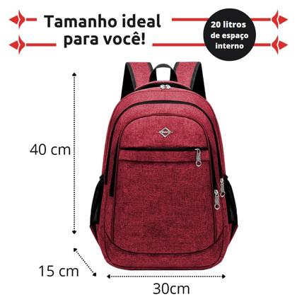 Imagem de Mochila Masculina Para Presente Dia dos Pais Lançamento Forte Alça Muitos Bolsos Espaçosos com Divisores Top