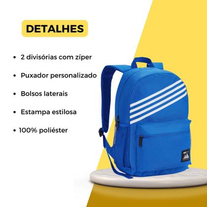 Imagem de Mochila Masculina Reforçada Escolar Faculdade Resistente