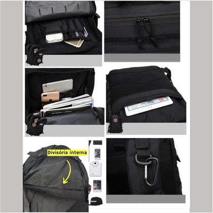 Imagem de Mochila Masculina tatica militar Impermeável Reforçada Grande 50 Litros escolha a sua