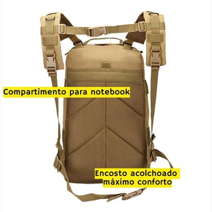 Imagem de Mochila Masculina tatica militar Impermeável Reforçada Grande 50 Litros escolha a sua