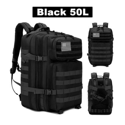 Imagem de Mochila Masculina Viagem Notebook Mala 50 Litros 180 Graus Resistente Estilo Militar