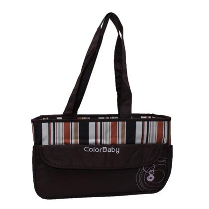 Imagem de Mochila Maternidade Bolsa Mãe Bebê Multifunção Bege Trocador