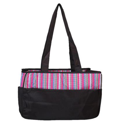 Imagem de Mochila Maternidade Bolsa Mãe Bebê Multifunção Rosa Trocador
