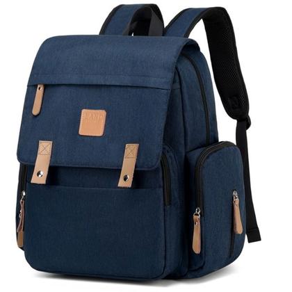 Imagem de Mochila maternidade land luxury azul com trocador