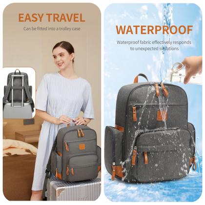 Imagem de Mochila maternidade land luxury glam cinza