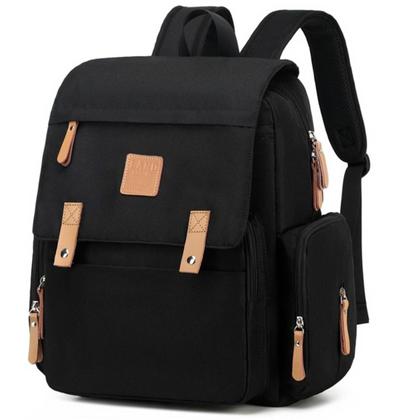 Imagem de Mochila Maternidade Land Luxury Preta Com Trocador