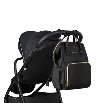 Imagem de Mochila maternidade siena - black & gold - kikka boo