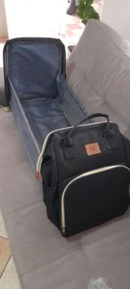 Imagem de Mochila Maternidade Vira Cama Dobrável E Trocador 