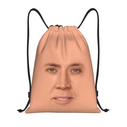 Imagem de Mochila Meme Engraçada Unissex Reforçada Estilo Saco