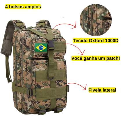 Imagem de Mochila militar 40l camping original 1000d impermeavel com divisorias grande capacidade masculina varias cores escolha a sua 