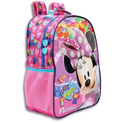 Imagem de Mochila Minnie Infantil Escolar 16 Xeryus Rosa Ref 10562