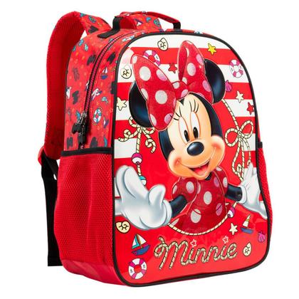 Imagem de Mochila Minnie Vermelha Infantil Oficial Disney Escolar 2026
