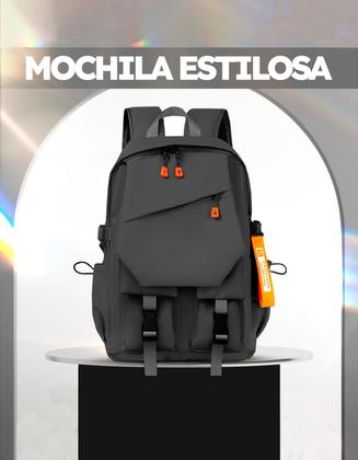Imagem de Mochila Moderna Grande Faculdade Trabalho Cabo Usb Notebook