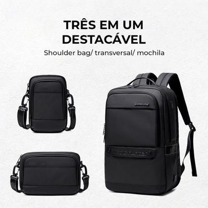 Imagem de Mochila Moderna Impermeável Notebook Unissex Confortável
