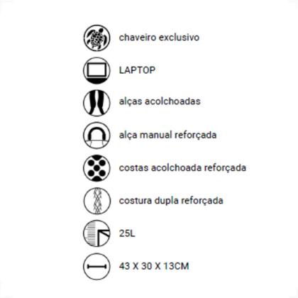 Imagem de Mochila Mormaii Soft Casual 25 Litros