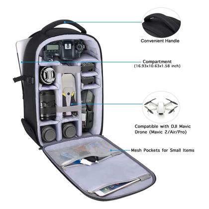 Imagem de Mochila MOSISO Impermeável para Câmera - Hardshell 15-16 Polegadas