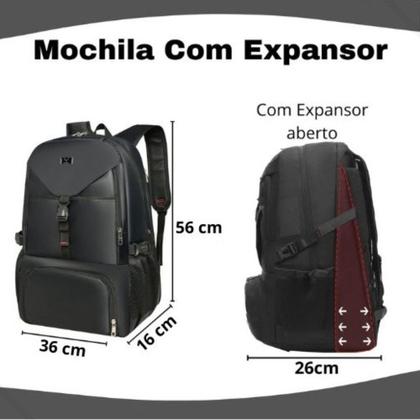 Imagem de Mochila Moto Passeio Trabalho Motociclistas Porta Capacete