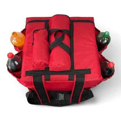 Imagem de Mochila motoboy impermeável Bag para fazer entregas delivery com isopor