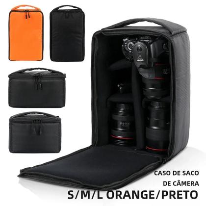 Imagem de Mochila Multifuncional à Prova d'Água para Câmera DSLR Nikon e Canon - com Estojo para Lentes