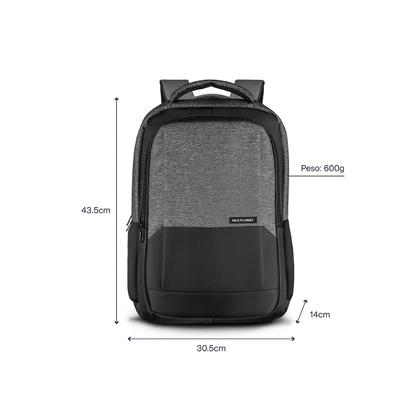 Imagem de Mochila Multilaser Midtown 15.6 Polegadas Preto