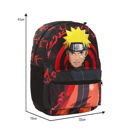 Imagem de Mochila Naruto Infantil - Alça Ajustável, Estampa (41cm)