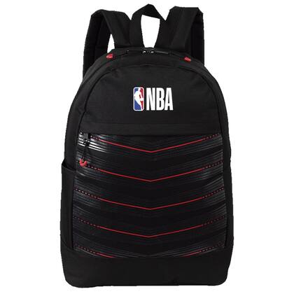 Imagem de Mochila NBA Oficial Licenciada Sestini Grande Escolar Infantil Juvenil Preta