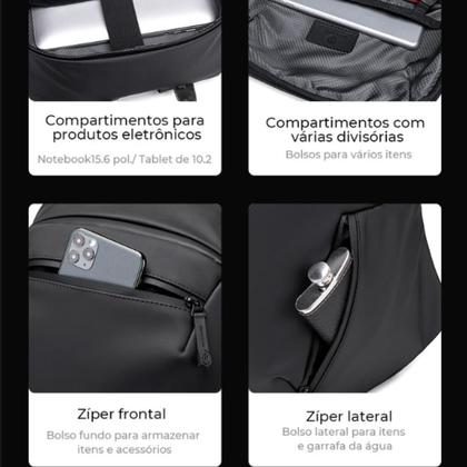 Imagem de Mochila Notebook Academia Esporte Masculina Reforçada