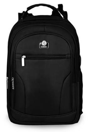 Imagem de Mochila Notebook Alça Cabo de Aço Masculina Feminina Bolsa Resistente Fone de Ouvido