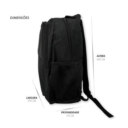 Imagem de Mochila Notebook Bolsa Grande Escolar Faculdade Executiva