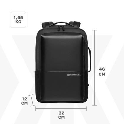 Imagem de Mochila Notebook Executiva Impermeável Nordk Summit Reforçada Anti Furto Premium