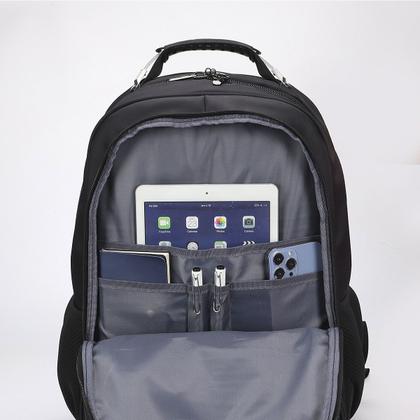 Imagem de Mochila Notebook Executiva Reforçada Cabo Aço Spartan Isiway