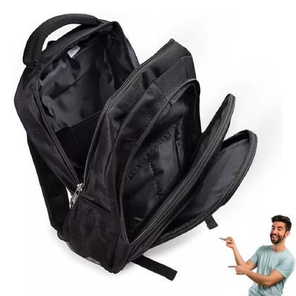 Imagem de Mochila Notebook Executiva Resistente Empresa Computador Laptop Yepp Preto
