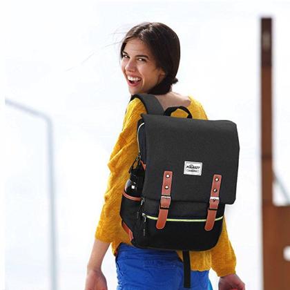 Imagem de Mochila Notebook Feminina impermeável de 15.6 Polegadas Executiva Resistente com Costado Ergonômico