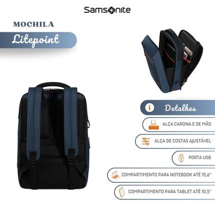 Imagem de Mochila Notebook Litepoint Backpack Laptop Oficial Samsonite