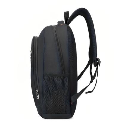Imagem de Mochila Notebook Masculina Reforçada Alça Costa Cabo Aço Trabalho Resistente a  Água Divisória Casual Ajustável Acolchoada