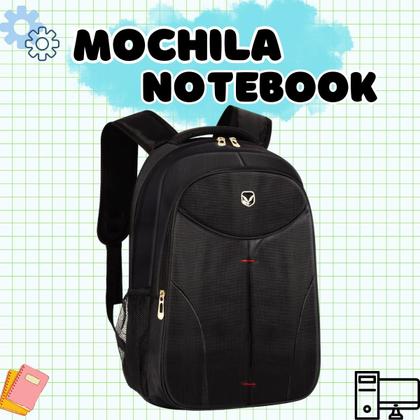 Imagem de Mochila Notebook Unissex 15.6 16 17 Polegadas Executiva Feita Em Poliéster Bolsos Externos YEPP