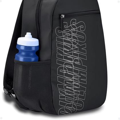 Imagem de Mochila Olympikus Basic Dia a Dia Academia Esporte Escolar Durabilidade Detalhes Funcionais para Cada Necessidade Esporte Musculação Unissex Preta