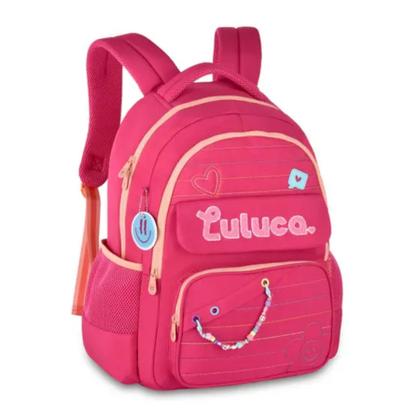 Imagem de Mochila P/ Costas Cores: Preto, Rosa Ou Roxo Lu24610 Luluca