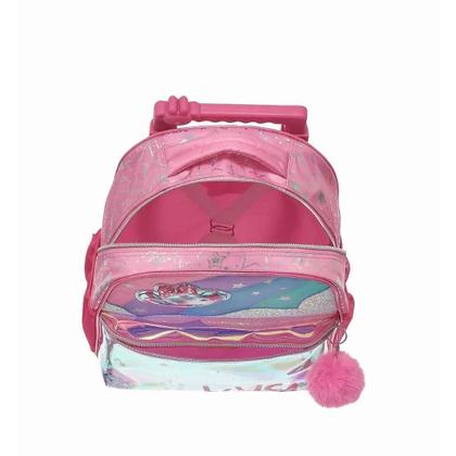 Imagem de Mochila Pacific com Carrinho Lilica Ripilica Super Rosa