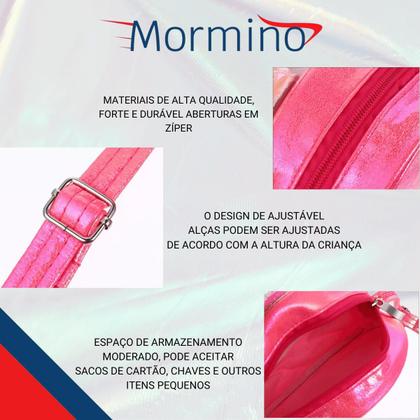 Imagem de Mochila Paetê com Bolsa Transversal Infantil Unicórnio