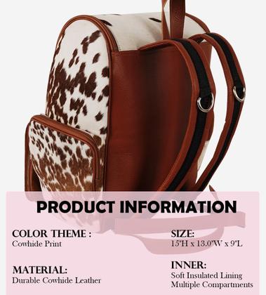 Imagem de Mochila para Fraldas SKY-SELLER - Bolsa de Maternidade em Couro para Viagem