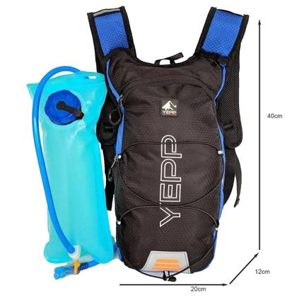 Imagem de Mochila Para Hidratação Yepp 2L Refletiva Apito 18L Mc3013