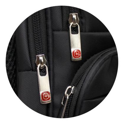 Imagem de Mochila Para Notebook Executiva Gd 3 Bolsos, Yins, YS28112, Preta