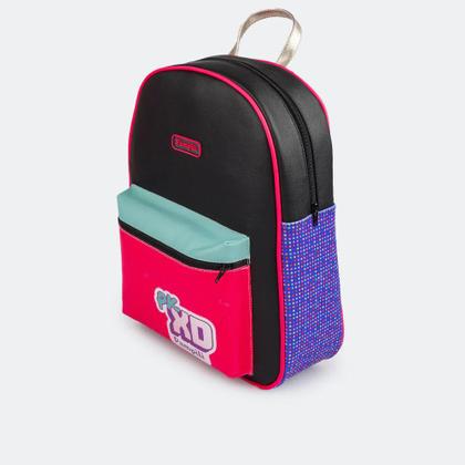 Imagem de Mochila PK XD Pampili Pista de Dança Preta Colorida 600.1032