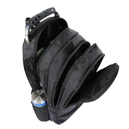 Imagem de Mochila Preta Executiva Para Notebook (Modelo: Saturno)